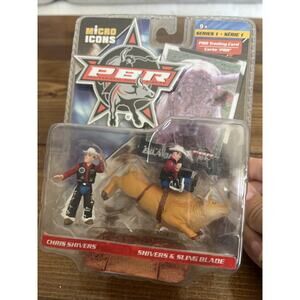PBR Micro Icons Professional Bull Riders Series 1 Chris Shivers & Sling Blade